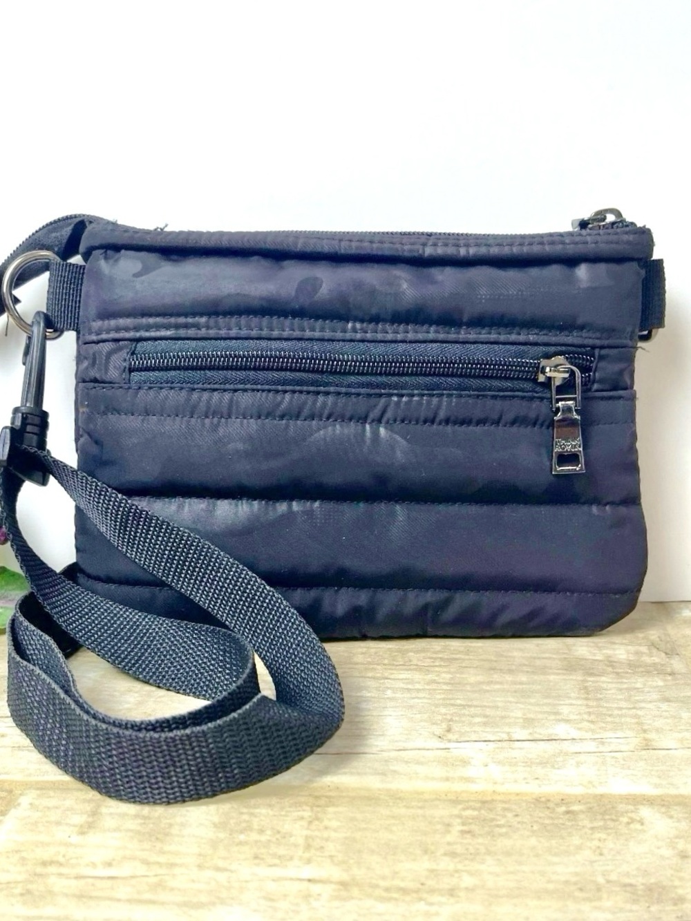 THINK ROYNL Quilted Black crossbody Bag